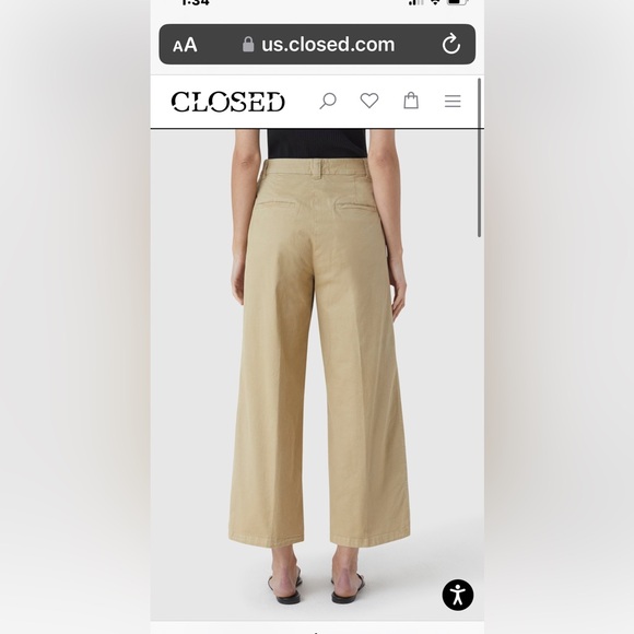 CLOSED WIDE PANTS | WOMENS SIZE 31-27 NEW NEVER WORN - Picture 6 of 11